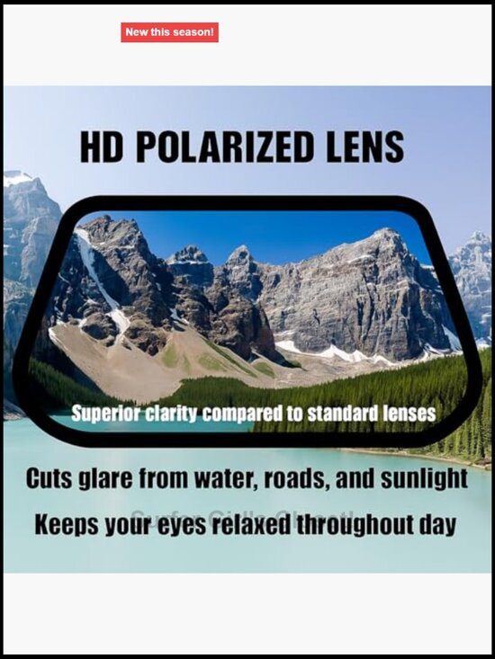 Polarized Full Face Sun Visor with UV Protection, Adjustable 19-25\